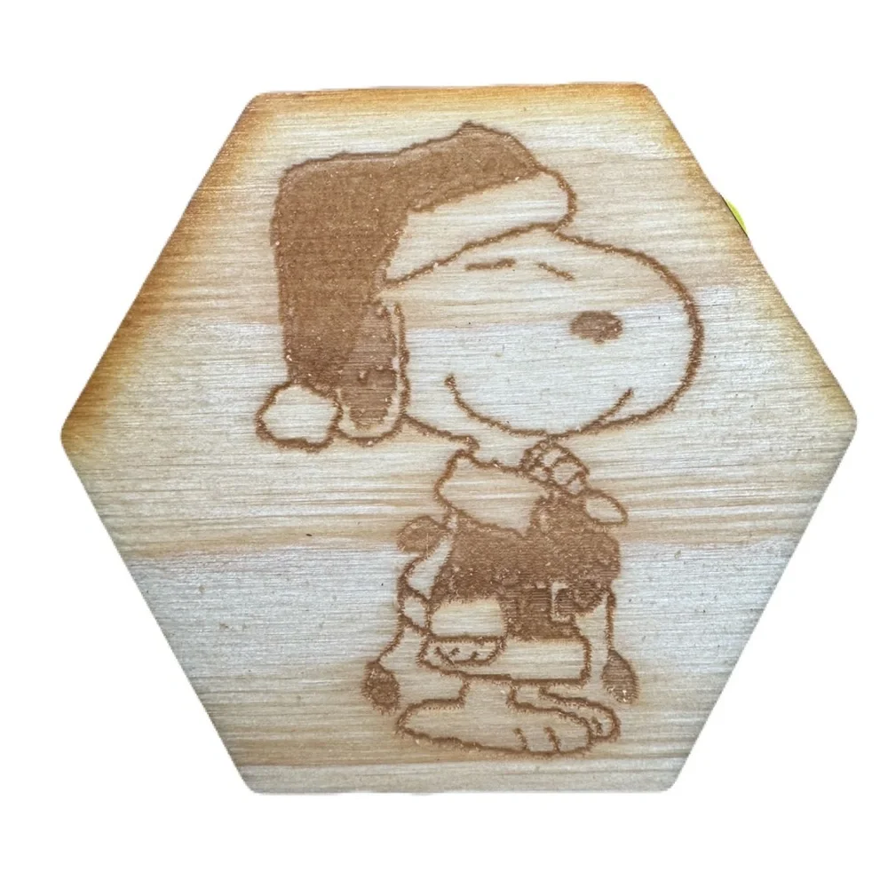Snoopy and Friends Wood Engraved Holiday Magnet - Choose 1 - Picture 3 of 8